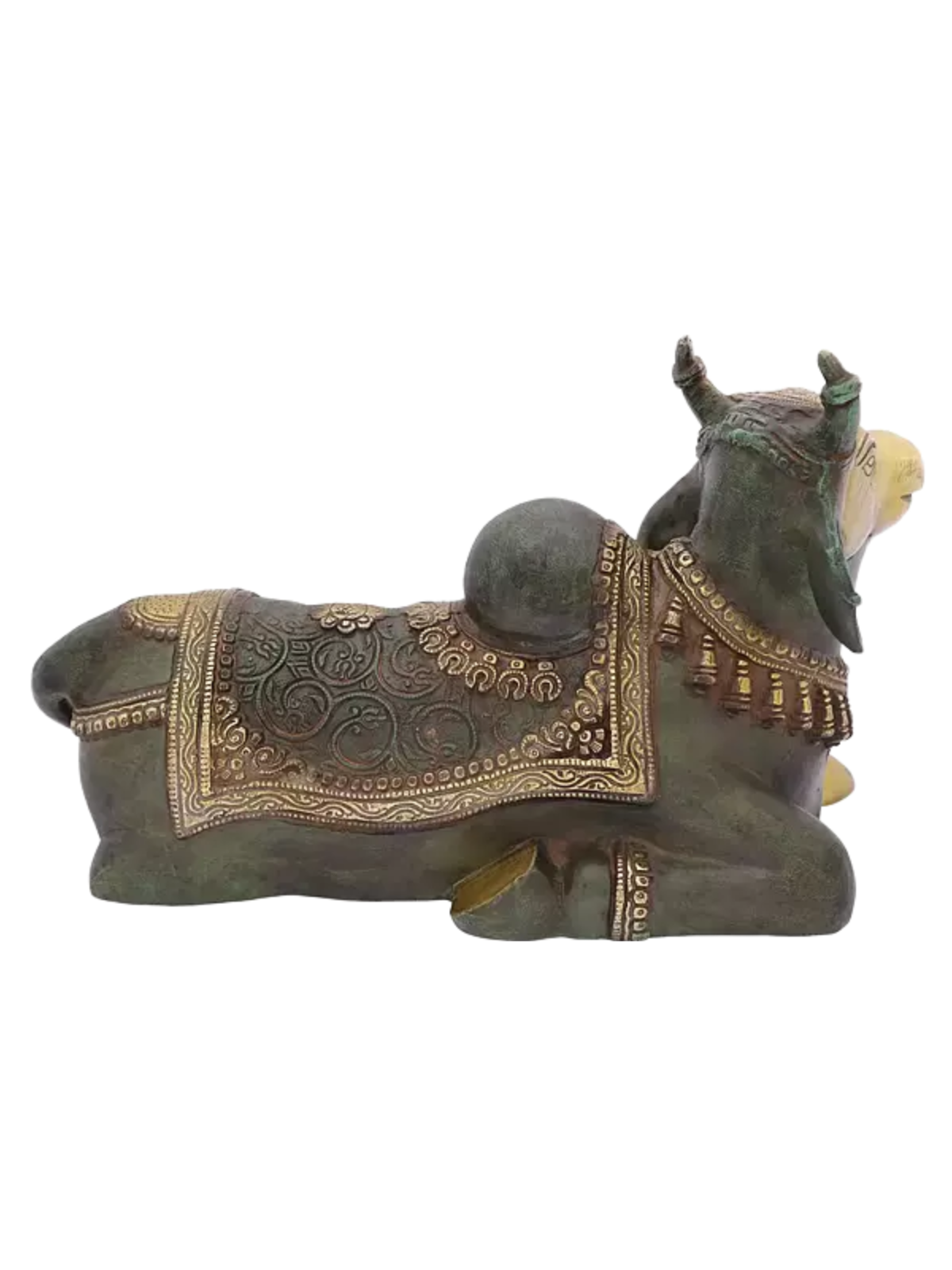 Brassaura® Brass Nandi Statue | Height 8.1 Inches & Weight 7.69 kg
