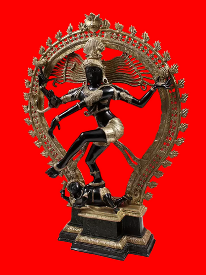 Brassaura® Brass Nataraj Sculpture | Height 34.1 Inches & Weight 33 kg
