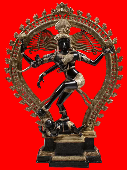 Brassaura® Brass Nataraj Sculpture | Height 34.1 Inches & Weight 33 kg
