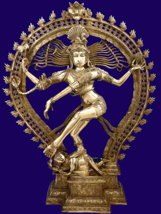 Brassaura® Brass Nataraj Sculpture | Height 34.1 Inches & Weight 33 kg