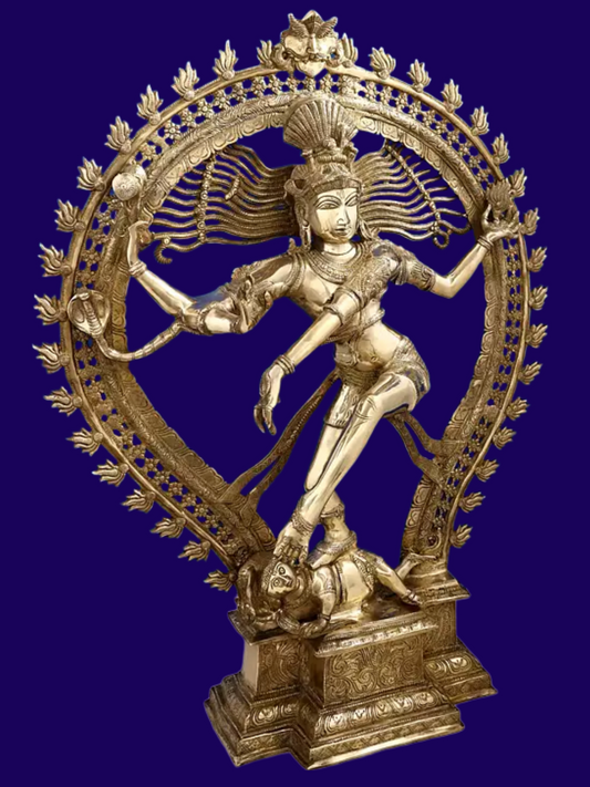 Brassaura® Brass Nataraj Sculpture | Height 34.1 Inches & Weight 33 kg