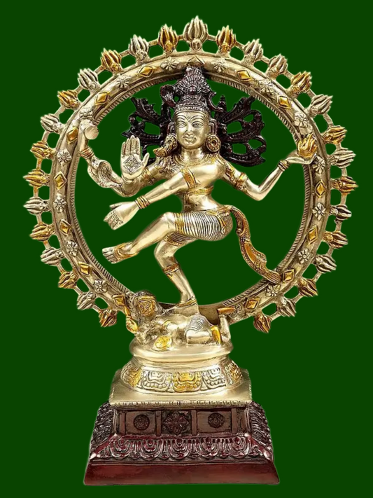 Brassaura® Brass Nataraj Statue | Height 13.2 Inches & Weight 11 kg