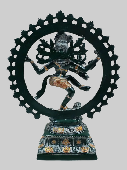 Brassaura® Brass Nataraj Statue | Height 13.2 Inches & Weight 11 kg
