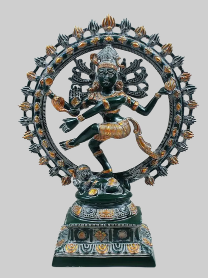 Brassaura® Brass Nataraj Statue | Height 13.2 Inches & Weight 11 kg