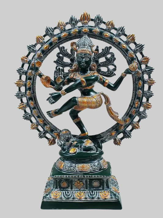 Brassaura® Brass Nataraj Statue | Height 13.2 Inches & Weight 11 kg