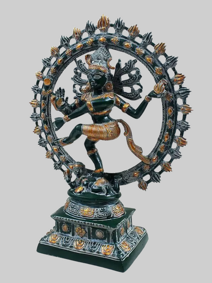 Brassaura® Brass Nataraj Statue | Height 13.2 Inches & Weight 11 kg