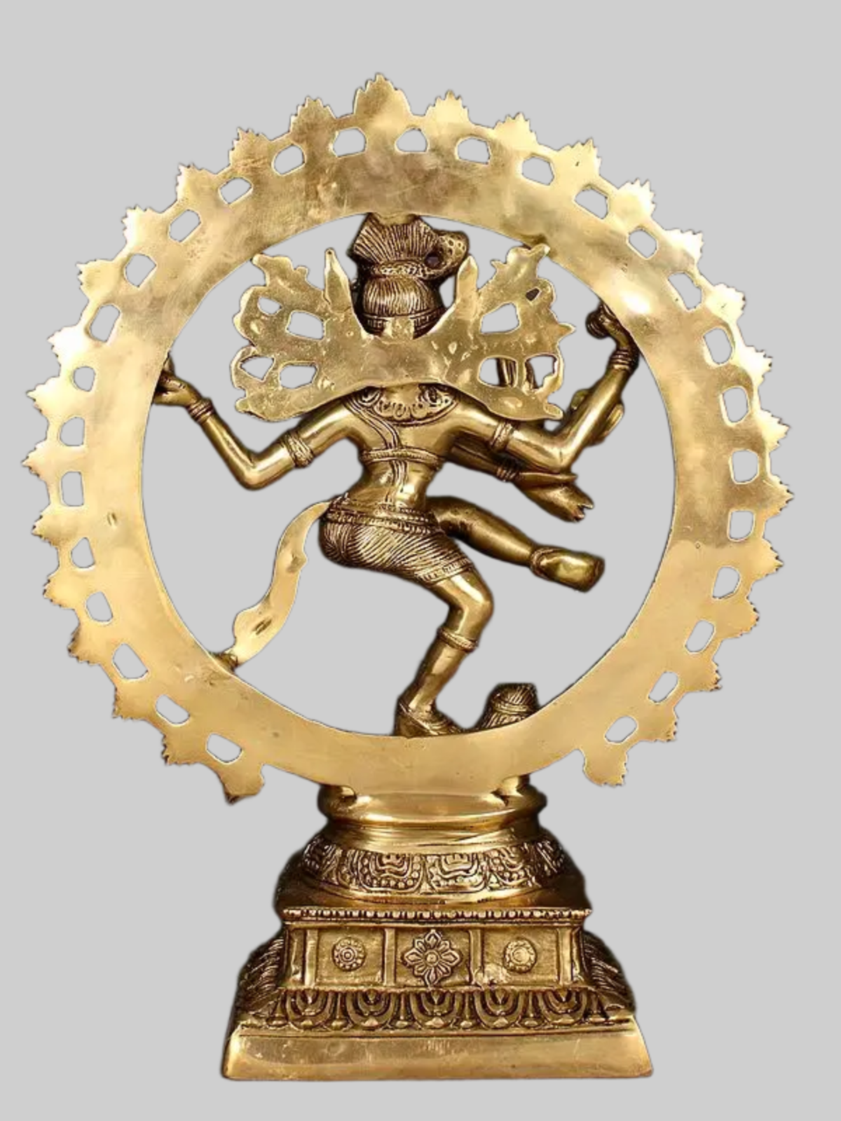 Brassaura® Brass Nataraj Statue | Height 13.2 Inches & Weight 11 kg