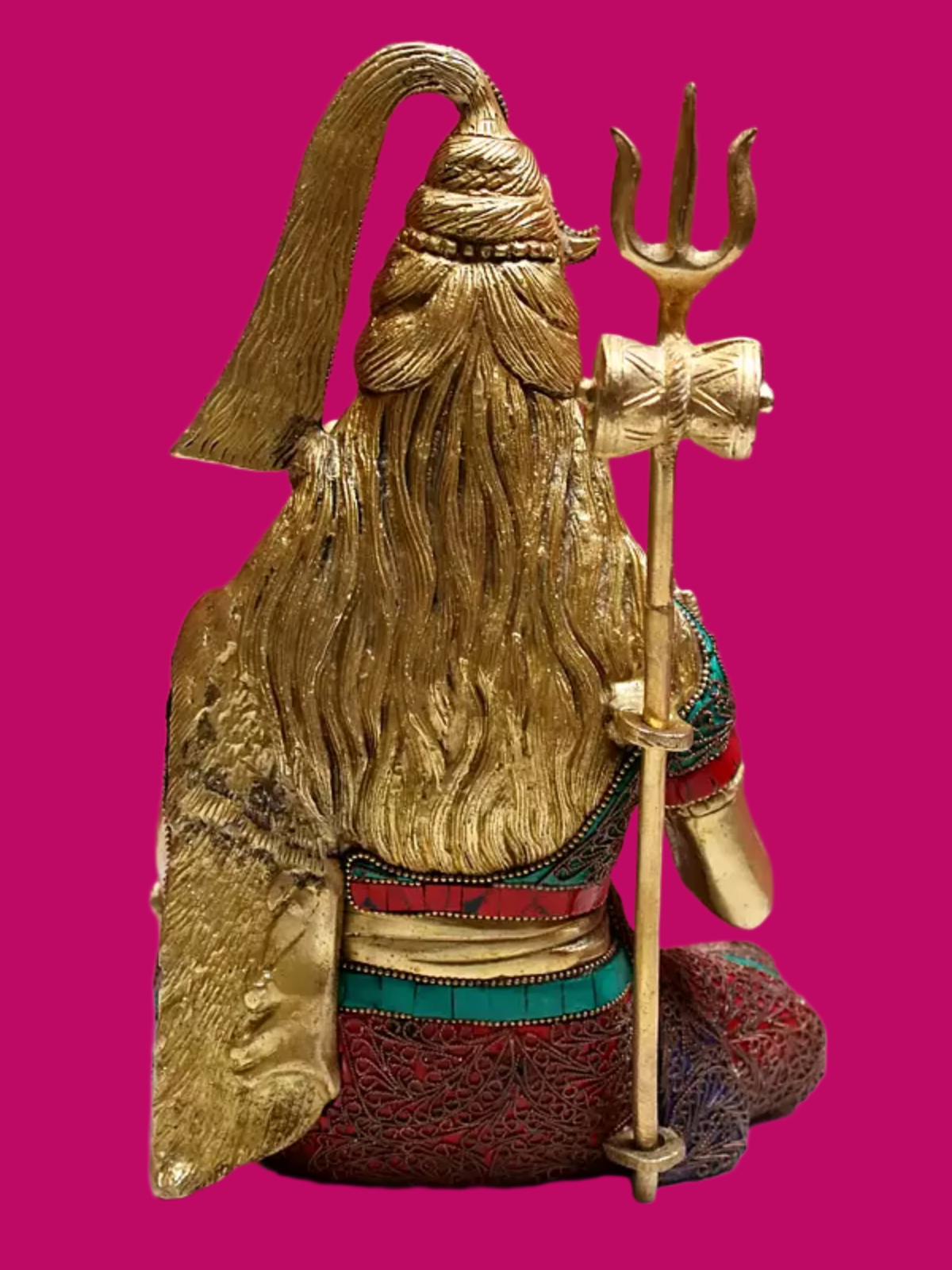 Brassaura® Brass Shiva Statue | Height 11 Inches & Weight 5 kg