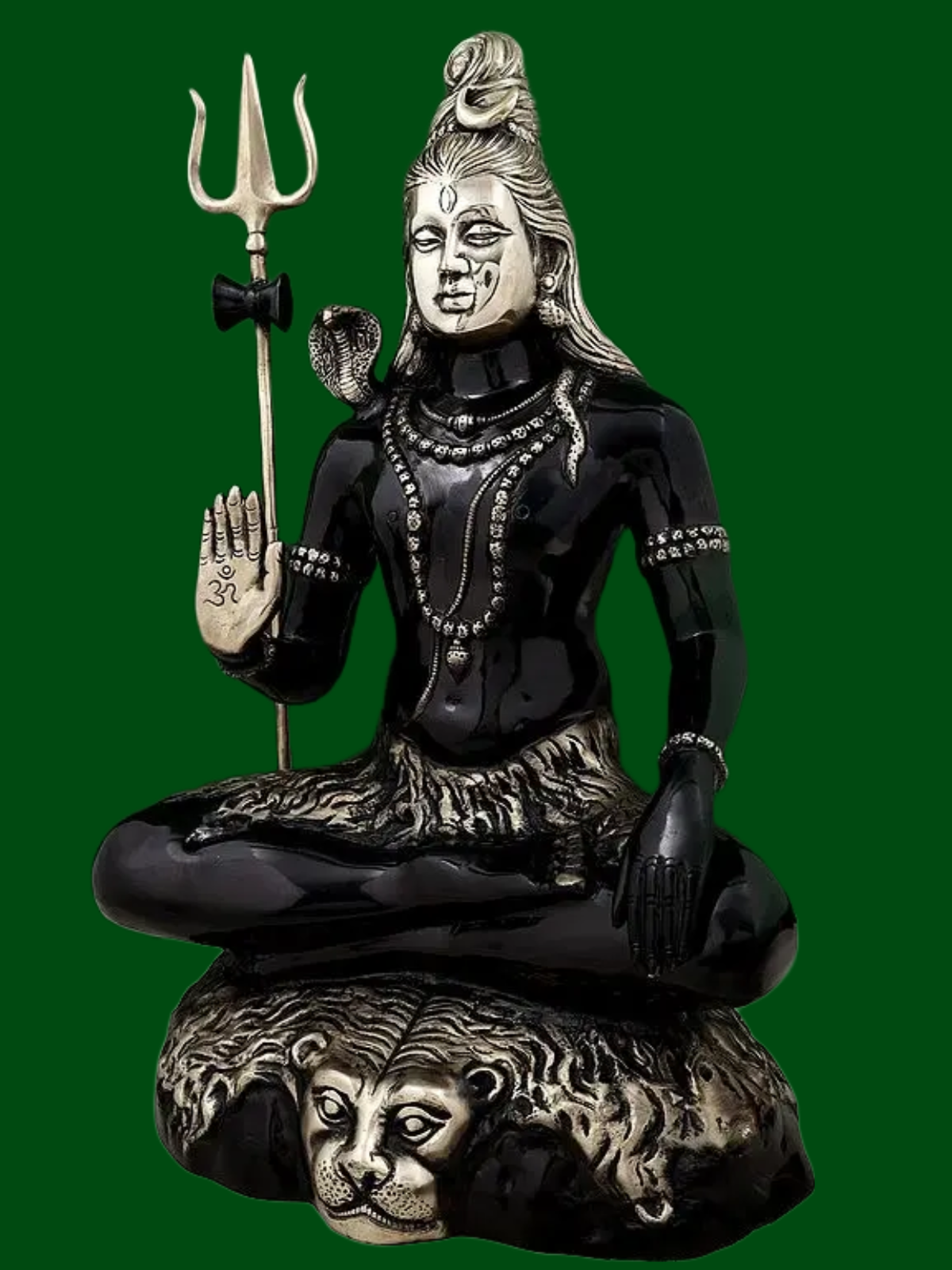 Brassaura® Brass Shiva Statue | Height 22 Inches & Weight 15.40 kg