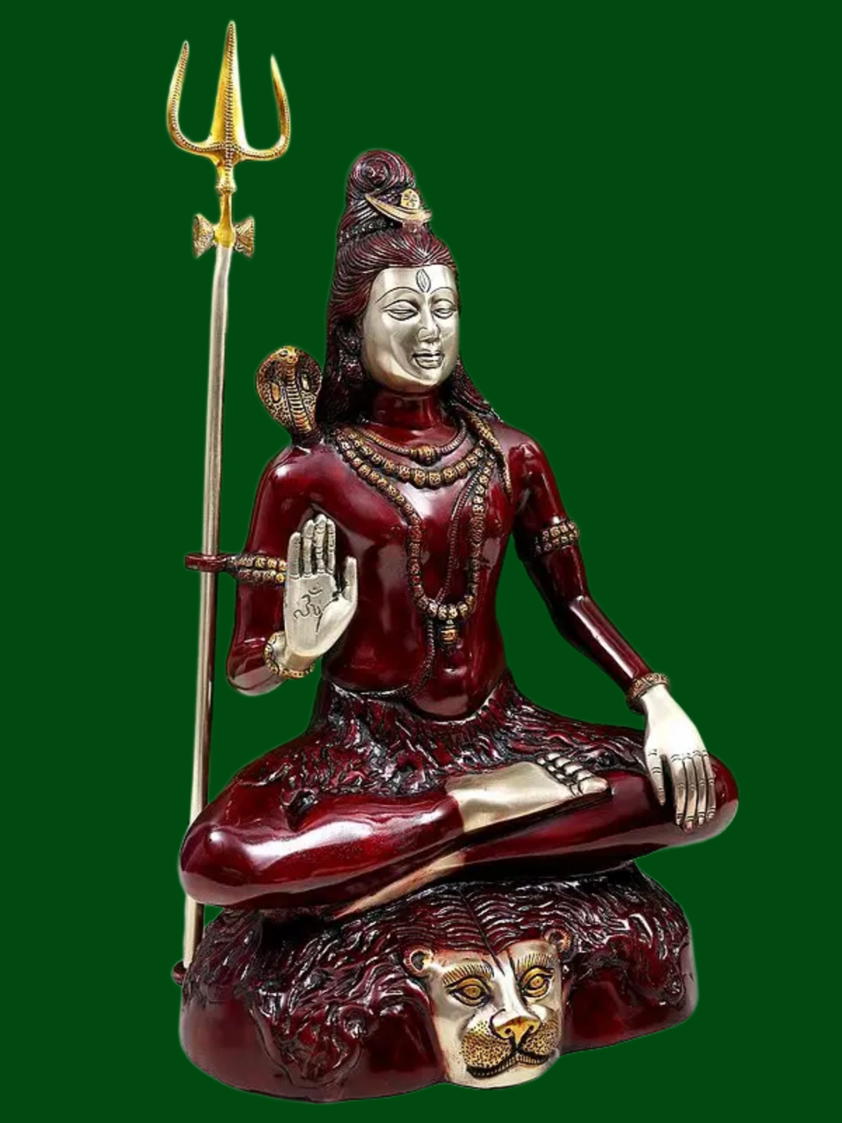 Brassaura® Brass Shiva Statue | Height 22 Inches & Weight 15.40 kg