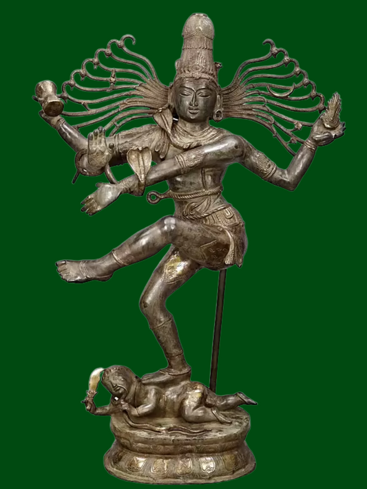 Brassaura® Brass Nataraj Statue | Height 57.1 Inches & Weight 91 kg