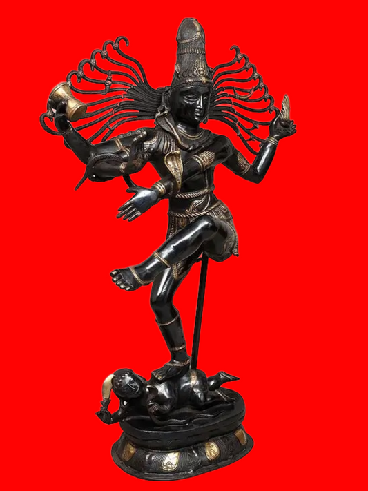 Brassaura® Brass Nataraj Statue | Height 57.1 Inches & Weight 91 kg