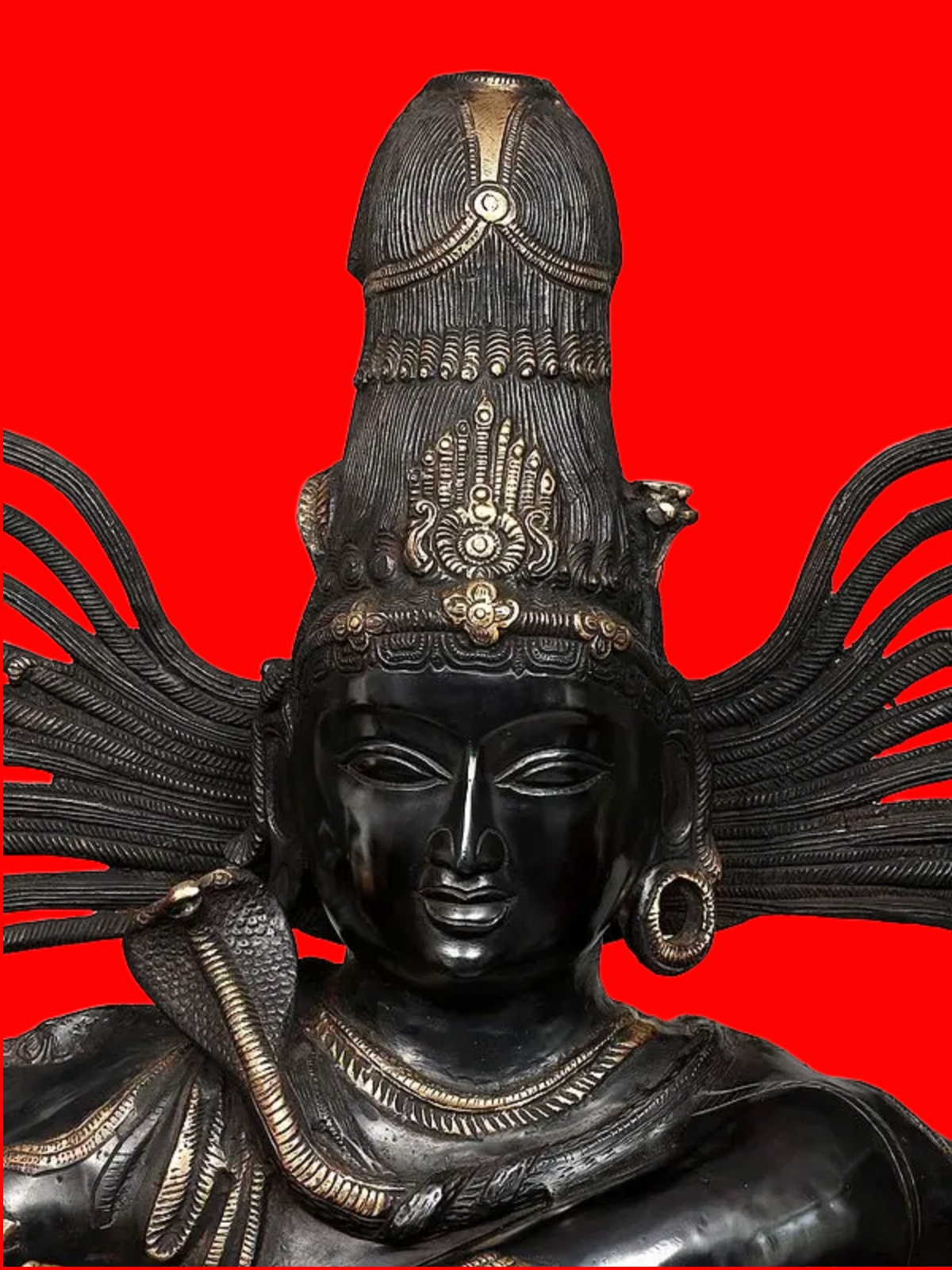 Brassaura® Brass Nataraj Statue | Height 57.1 Inches & Weight 91 kg
