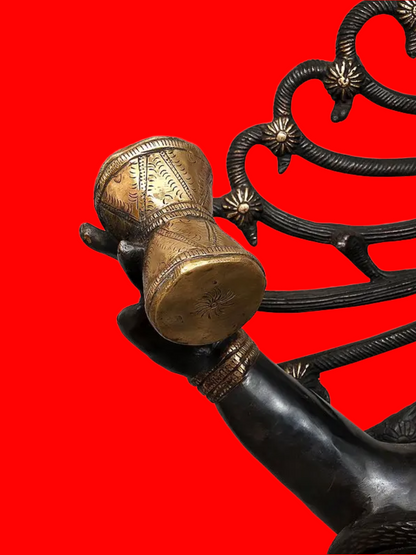 Brassaura® Brass Nataraj Statue | Height 57.1 Inches & Weight 91 kg