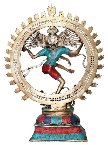Brassaura® Brass Nataraj Statue | Height 41.5 Inches & Weight 42 kg