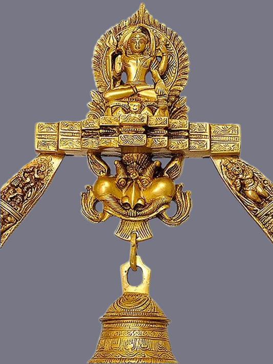 Brassaura® Brass Radha Krishna Statue with prabhavali | Height 45 Inches & Weight 69.74 kg