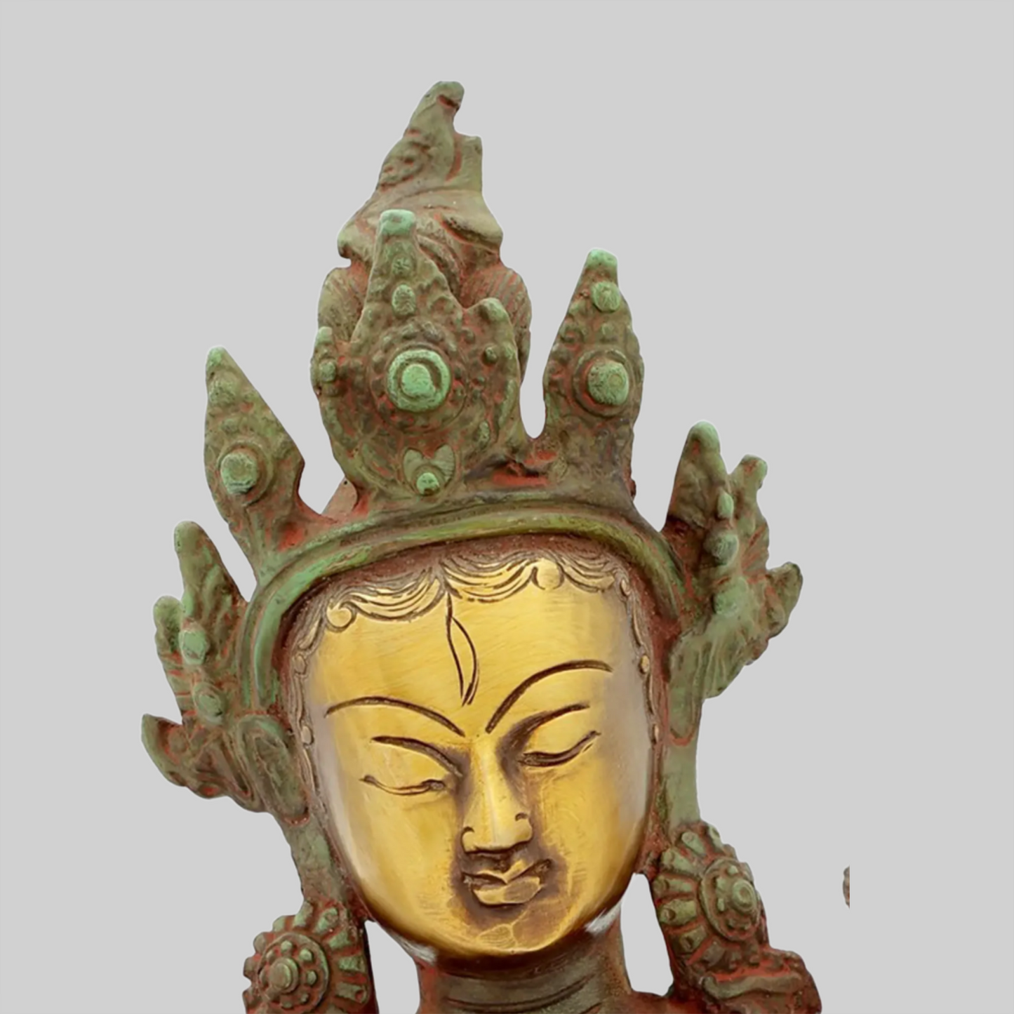 Brassaura® Brass Goddess Tara Statue | Height 9 Inches & Weight 2.70 kg