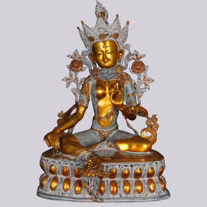Brassaura® Brass Tara Statue | Height 34.06 Inches & Weight 38.34 kg