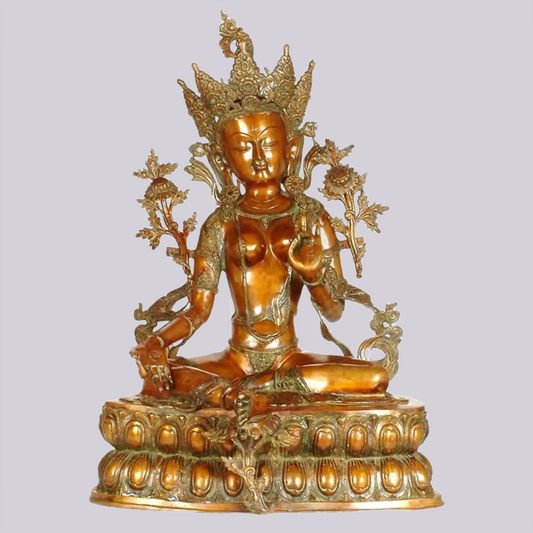 ब्रासौर® ब्रास तारा प्रतिमा | ऊंचाई 34.06 इंच और वजन 38.34 किग्रा