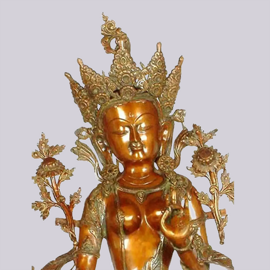 ब्रासौर® ब्रास तारा प्रतिमा | ऊंचाई 34.06 इंच और वजन 38.34 किग्रा