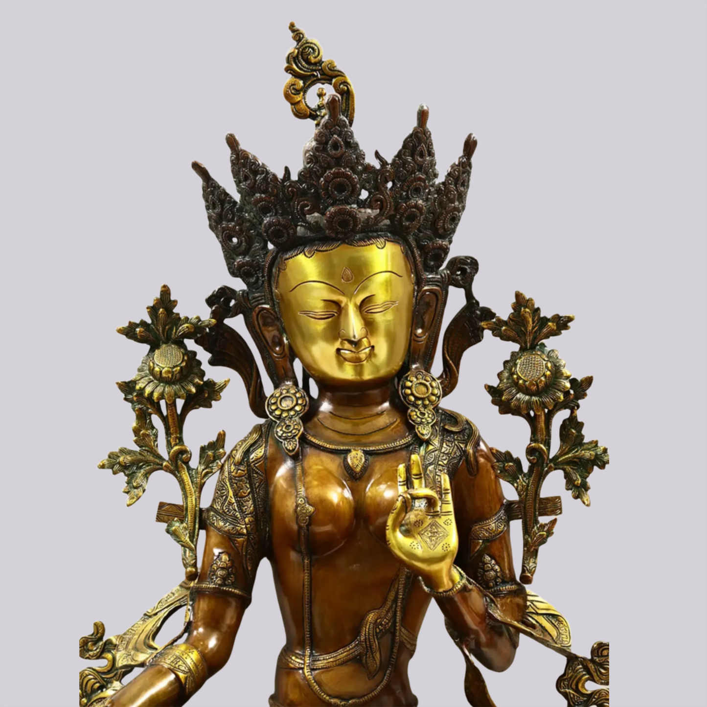 ब्रैसौरा® ब्रास तारा प्रतिमा | ऊँचाई 34.06 इंच और वज़न 38.34 किलोग्राम