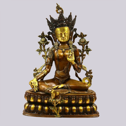 ब्रैसौरा® ब्रास तारा प्रतिमा | ऊँचाई 34.06 इंच और वज़न 38.34 किलोग्राम