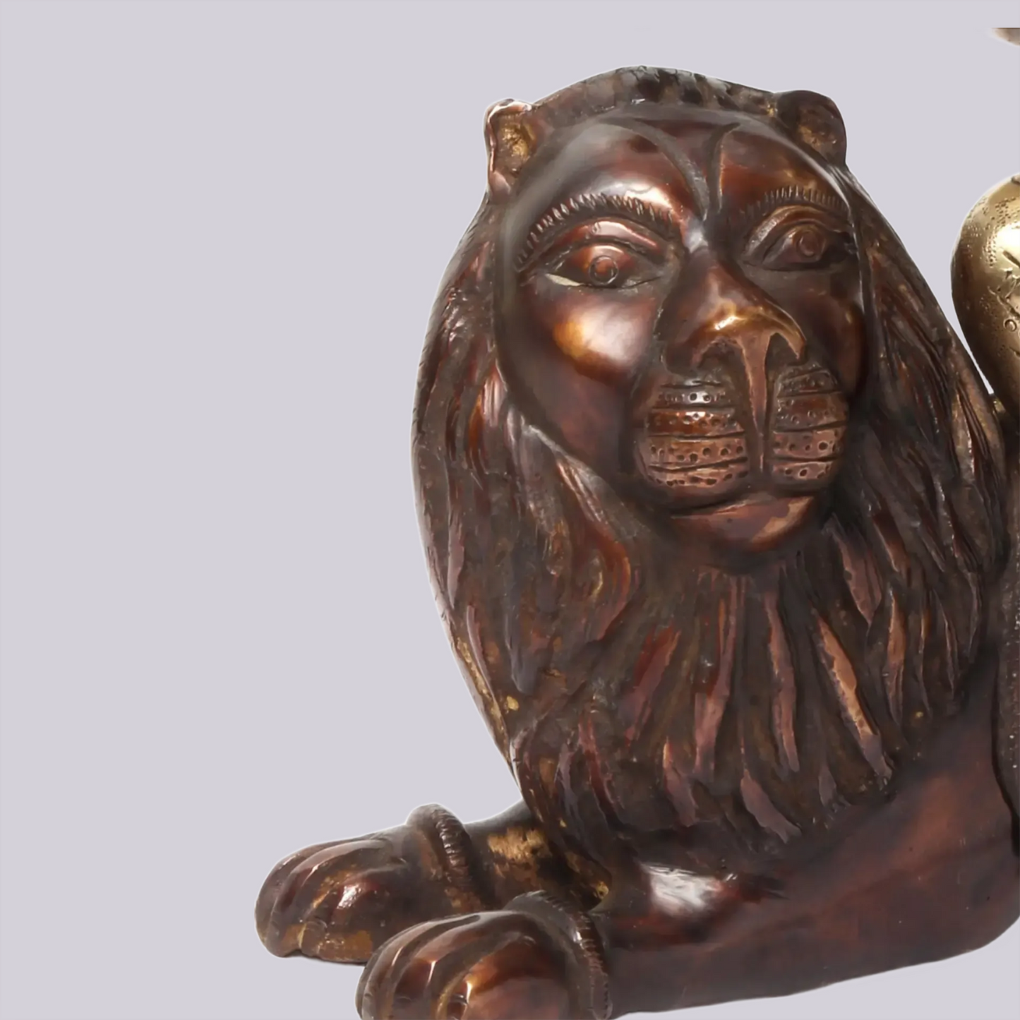 Brassaura® Brass Maa Durga Statue | Height 11.42 Inches & Weight 6.76 kg