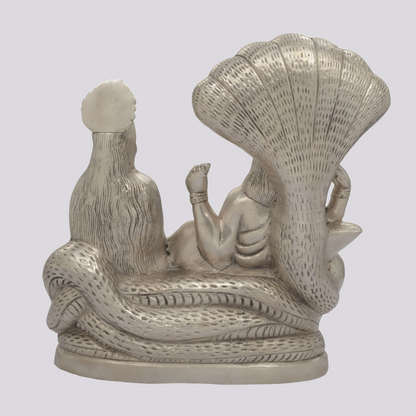 Brassaura® Brass Vishnu Lakshmi Statue | Height 8.66 Inches & Weight 3.30 kg
