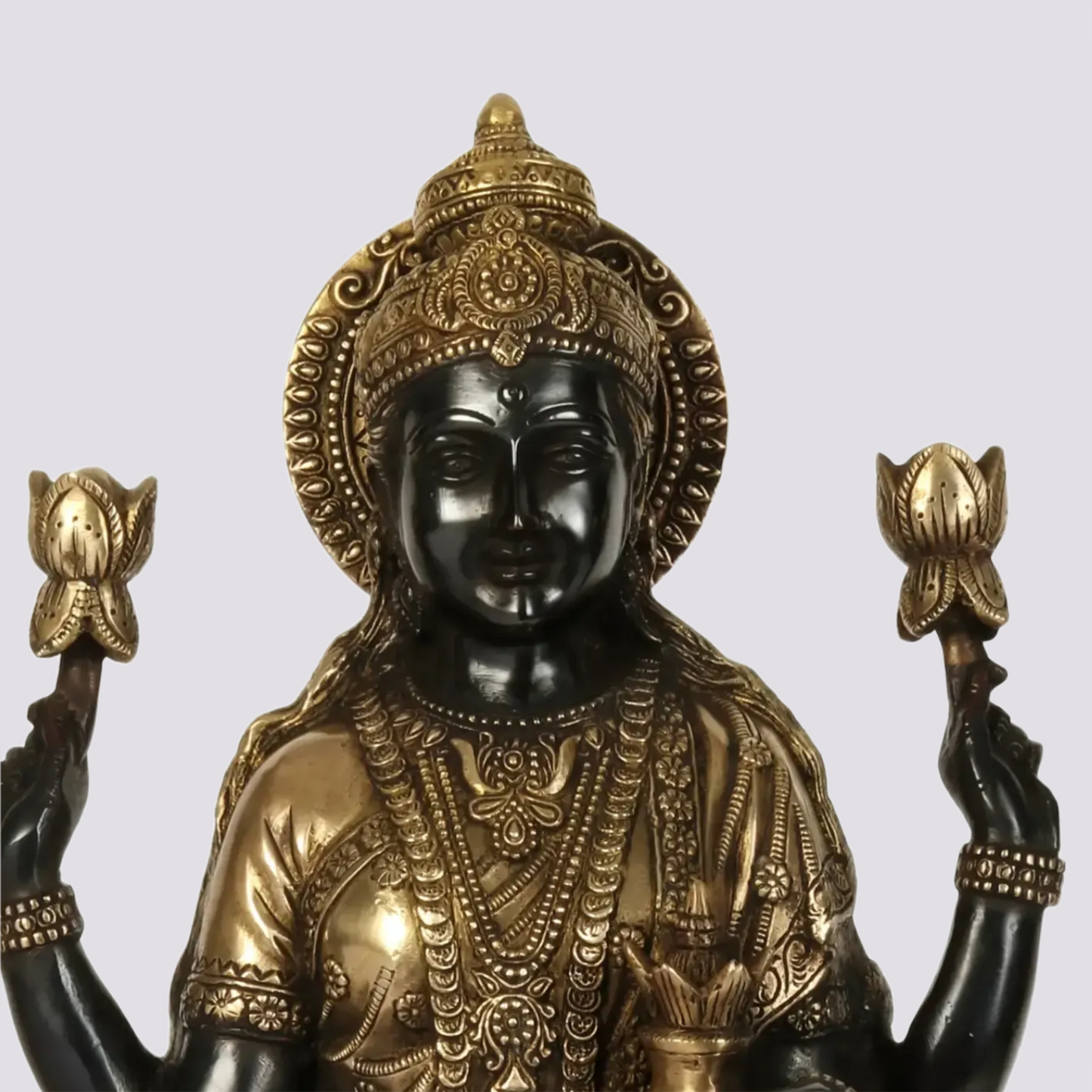 ब्रासौड़ा® ब्रास लक्ष्मी प्रतिमा | ऊंचाई 24.41 इंच और वज़न 17.40 किलोग्राम