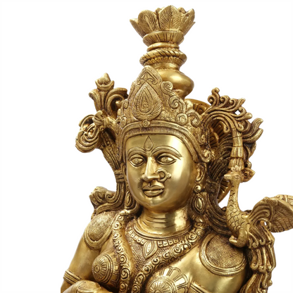 Brassaura® Brass Radha Krishna Statue | Height 47.05 Inches & Weight 110 kg