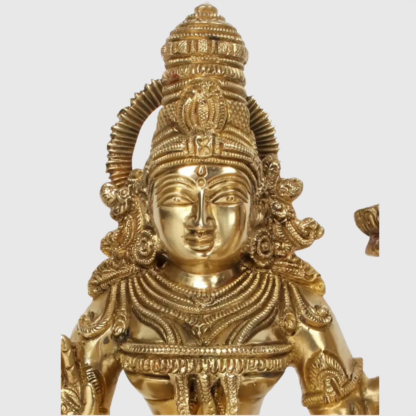 Brassaura® Brass Lakshmi Ganesh Saraswati Idol | Height 10.8 Inches & Weight 17.99 kg
