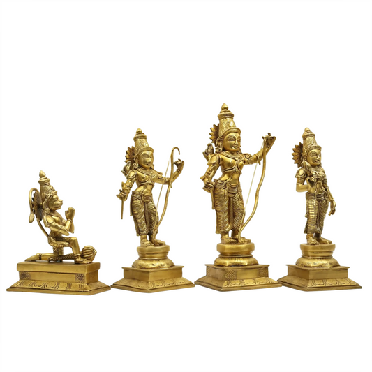 Brassaura® Brass Ram Darbar Statue | Weight 34 kg