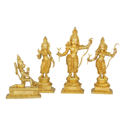 Brassaura® Brass Ram Darbar Statue | Weight 34 kg
