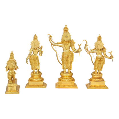Brassaura® Brass Ram Darbar Statue | Weight 34 kg
