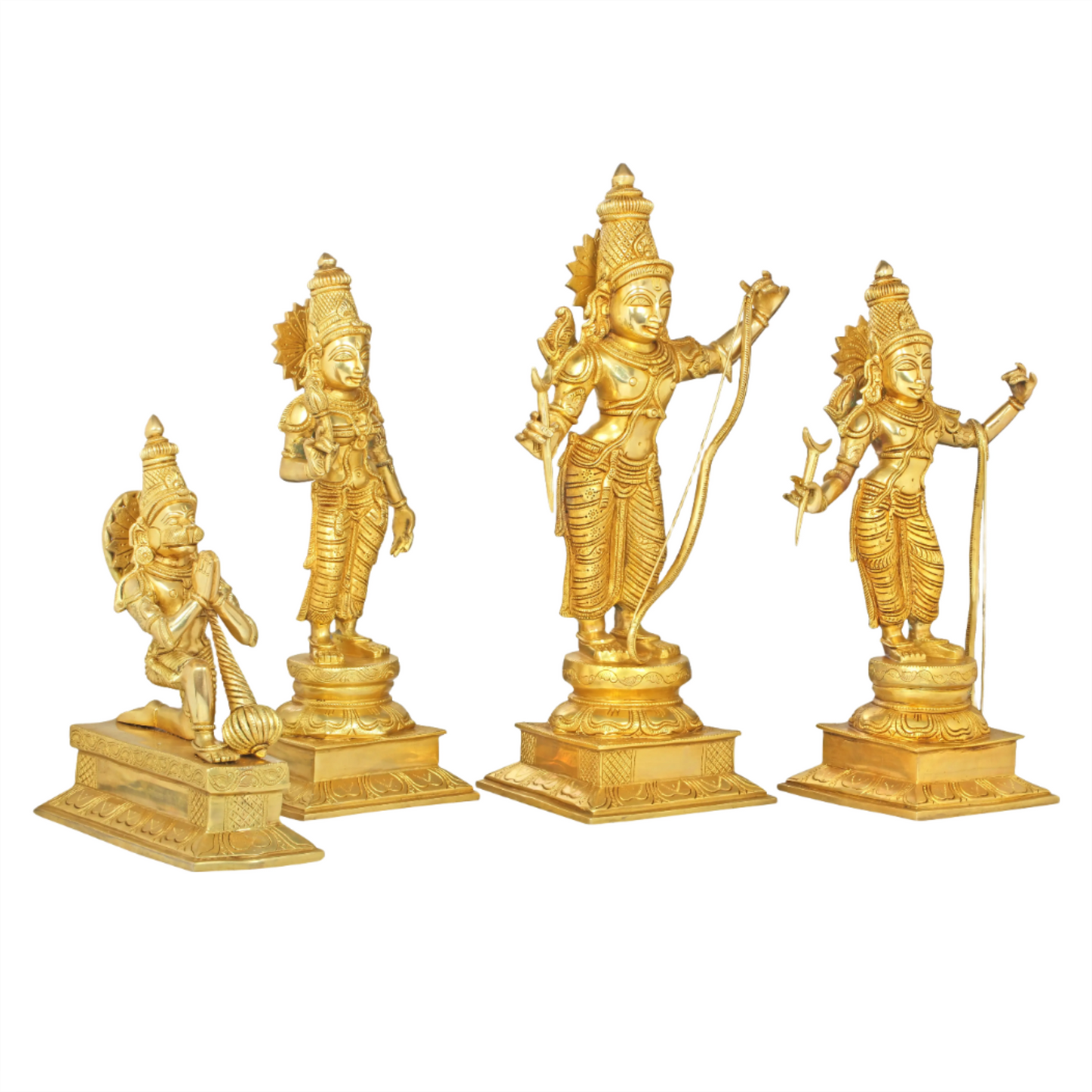 Brassaura® Brass Ram Darbar Statue | Weight 34 kg