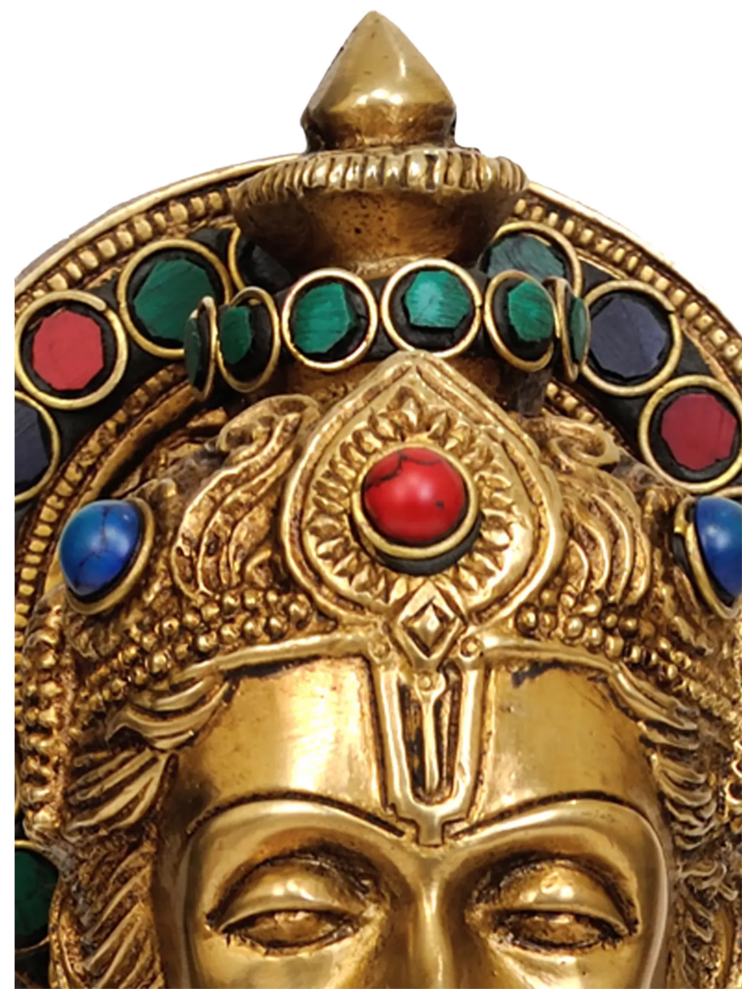 ब्रसौरा® बैठे हुए हनुमान जी | पीतल, बारीक नक्काशी के साथ | ऊँचाई 11 इंच और वज़न 11 किग्रा