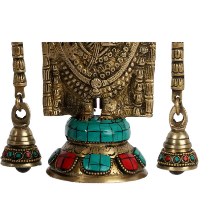 Brassaura® Brass Venkateswara Statue | Height 9 Inches & Weight 1.59 kg