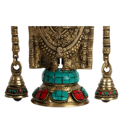 Brassaura® Brass Venkateswara Statue | Height 9 Inches & Weight 1.59 kg