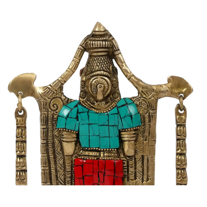 Brassaura® Brass Venkateswara Statue | Height 9 Inches & Weight 1.59 kg