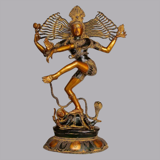 Brassaura® Brass Nataraj Statue | Height 29.9 Inches & Weight 19.90 kg