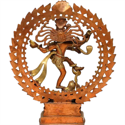 Brassaura™ Brass Nataraj Sculpture | Height 17 Inches & Weight 6.20 kg