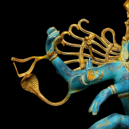 Brassaura™ Brass Nataraj Statue | Height 19.5 Inches & Weight 7.50 kg