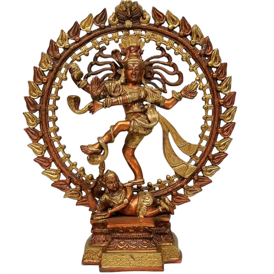 Brassaura™ Brass Nataraj Sculpture | Height 17 Inches & Weight 6.20 kg