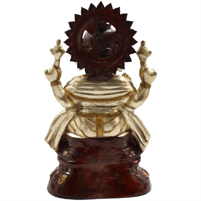 Brassaura™ Brass Ganesha Statue | Height 35 Inches & Weight 48.80 kgs
