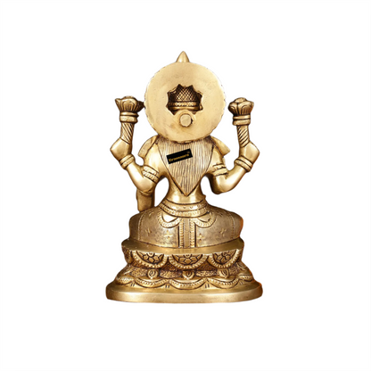 Brass Laxmi Idol for Home and Decor Height 7 Inches & Weight 2 Kgs