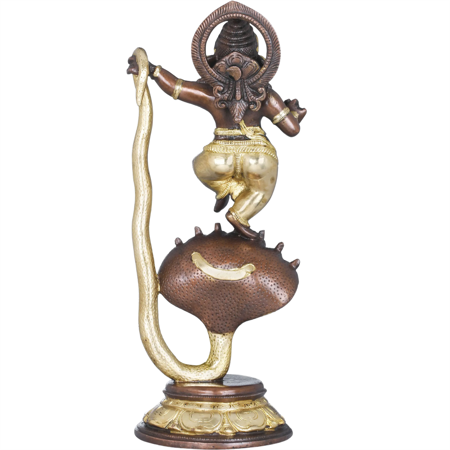 Brassaura™ Brass Ganesha Statue | Height 5 Inches & Weight 2.90 kgs