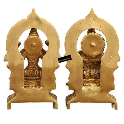 Brass Artistic Lakshmi Ganesh Height 7 Inch & weight 5 kg