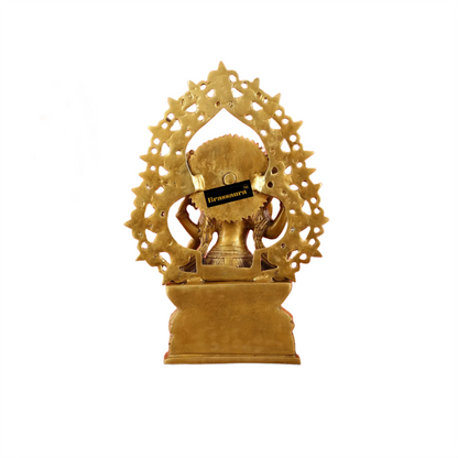 Brass Laxmi Idol for Home and Decor Height 10.5 Inches & Weight 3 Kgs