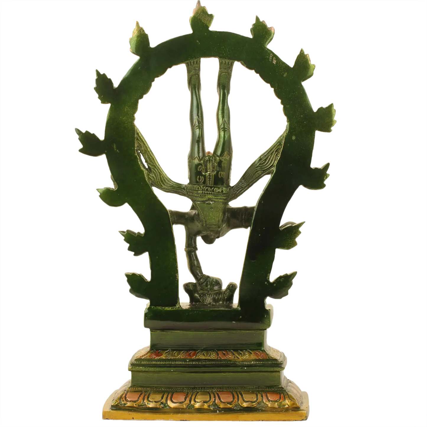 Brassaura™ Brass Shiva’s Gangavatarana (Nataraja) Sculpture | Height 12 Inches & Weight 2.70 kg