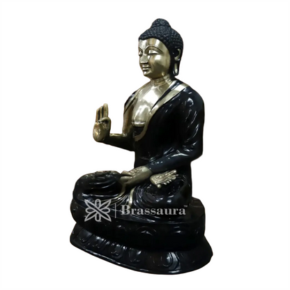 Brass Buddha For Home And Décor Weight 250 Kg Height 66 Inch
